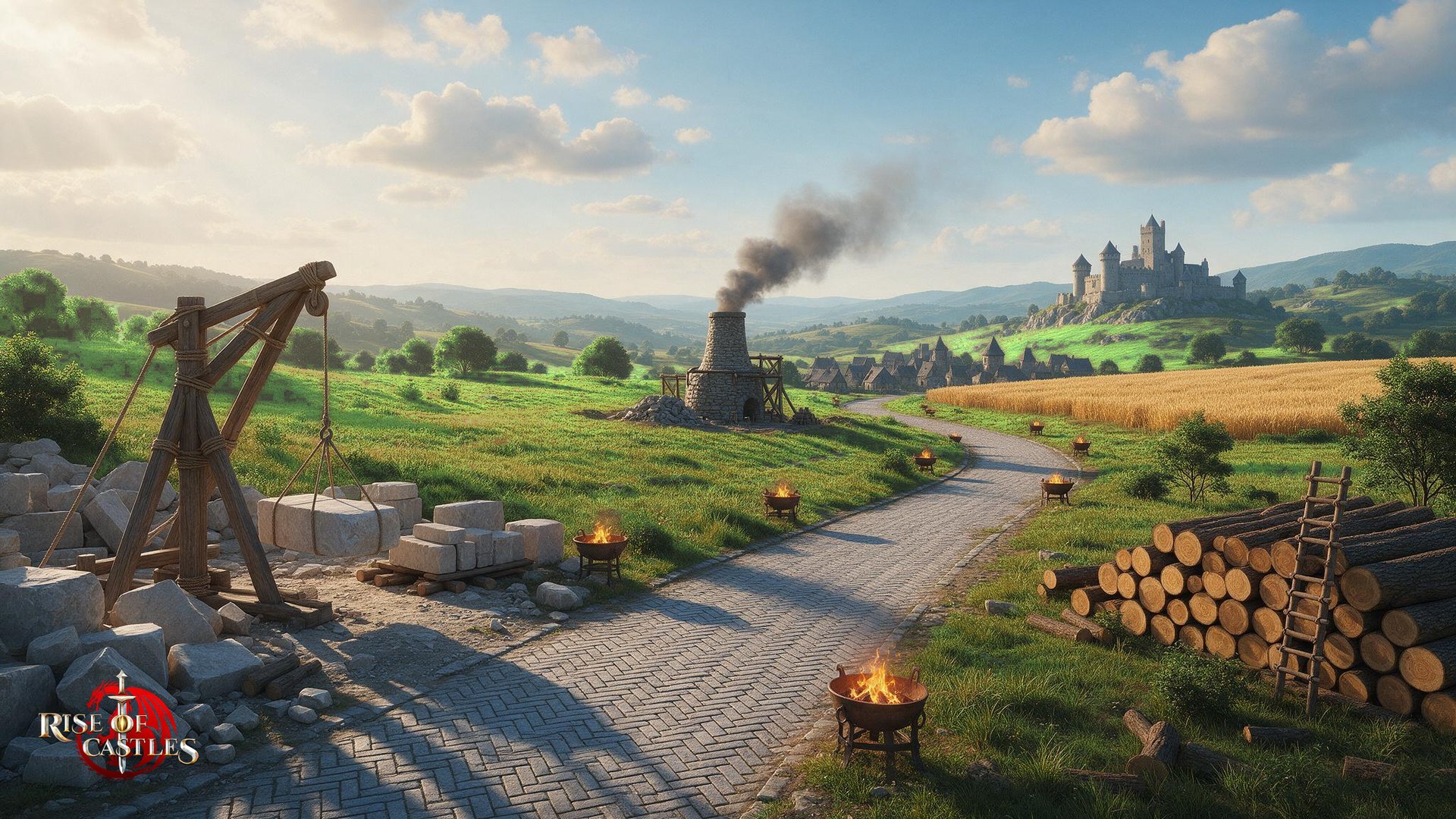 A gather march on the World Map is a resource type pick.