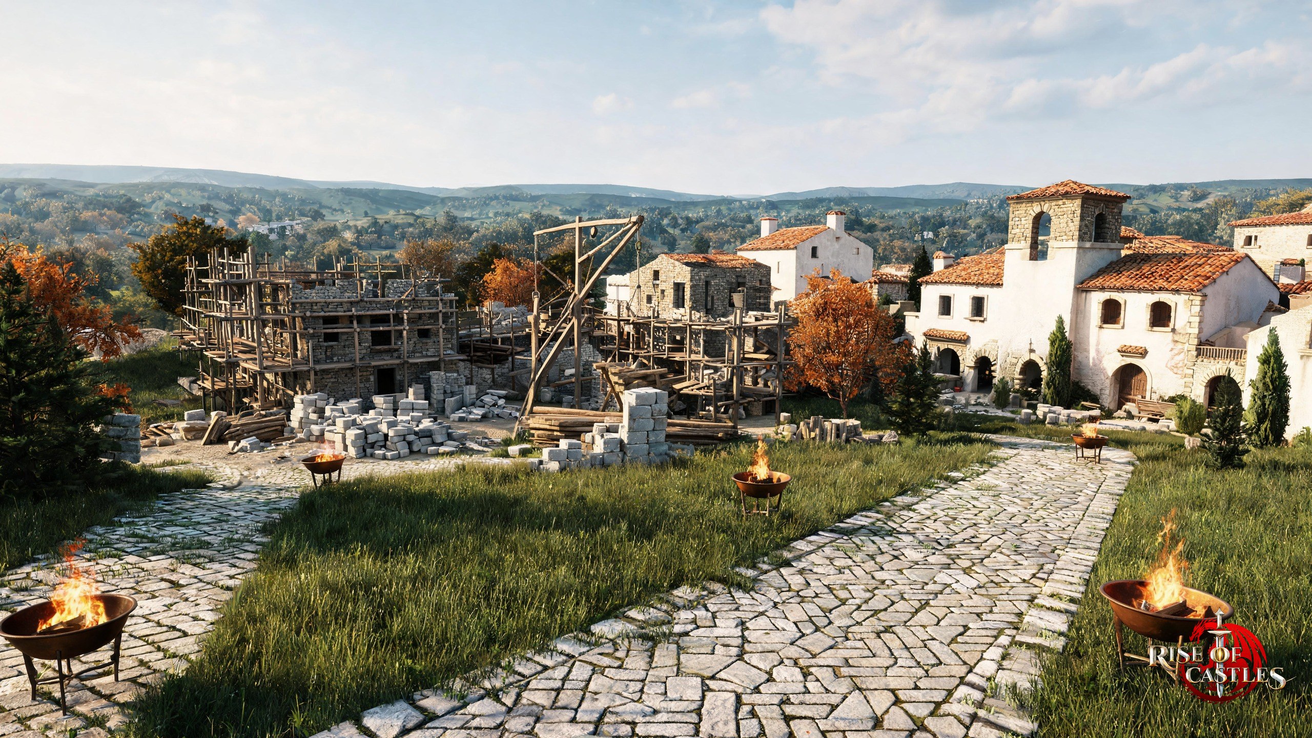 Your build queue is jammed with two upgrades and you can only run one without gems or a second builder. 🏗️